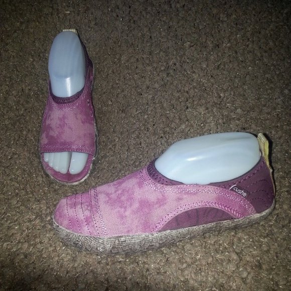 CUSHE "Shucoon Slide"  Tie-Dye Purple Casual Cool Canvas Loafer Sz 6-NWOB - Picture 1 of 7